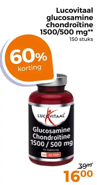 Trekpleister Lucovitaal glucosamine chondroïtine aanbieding