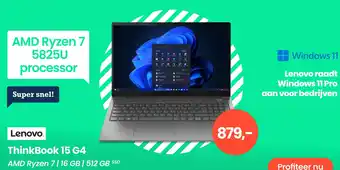 Paradigit Lenovo thinkbook 15 g4 aanbieding