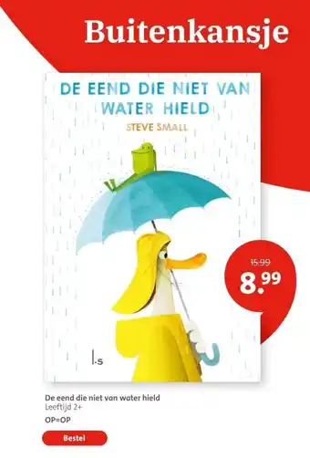 Bruna De eend die niet van water hield aanbieding