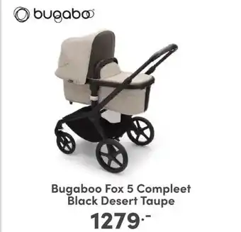 Baby & Tiener Bugaboo fox 5 compleet black desert taupe aanbieding