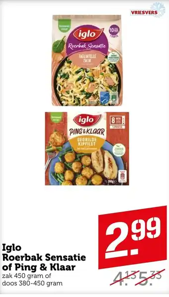 CoopCompact Iglo Roerbaksensatie of ping & klaar aanbieding