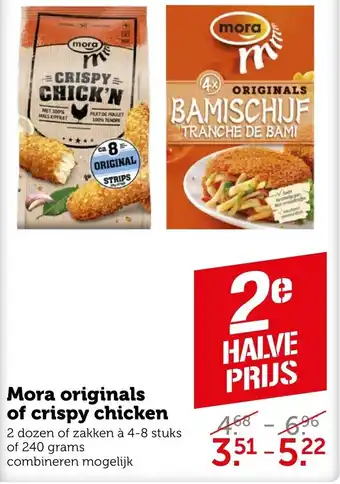 CoopCompact Mora Originals of Crispy chicken aanbieding