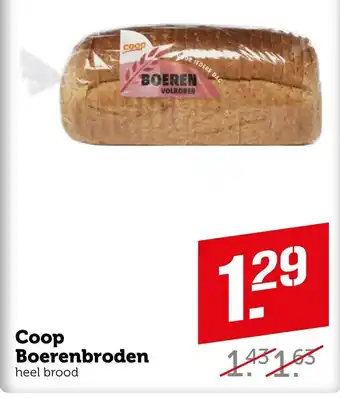 CoopCompact Coop boerenbrood aanbieding