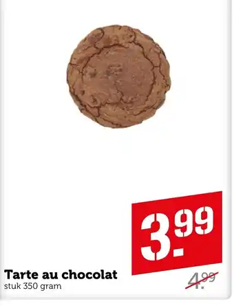 CoopCompact Tarte au chocolat 350g aanbieding