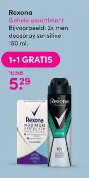 DA Rexona aanbieding