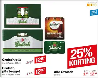 CoopCompact Grolsch aanbieding