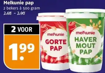 Poiesz Melkunie pap aanbieding