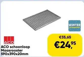 Toolstation Aco schoonloop maasrooster 590x390x20mm aanbieding