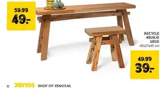 Xenos Recycle krukje ubud aanbieding