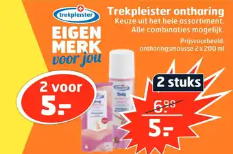 Trekpleister Trekpleister ontharing aanbieding