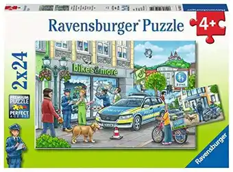 Amazon Ravensburger 50314 puzzel politiestation - twee puzzels - 24 stukjes - kinderpuzzel aanbieding