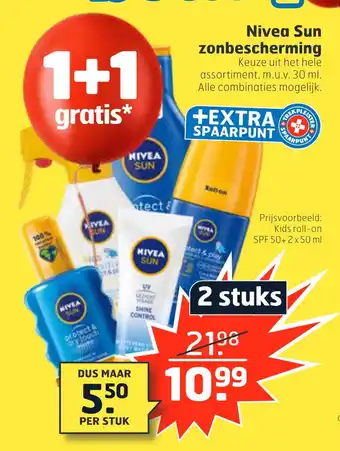 Trekpleister Nivea sun zonbescherming aanbieding