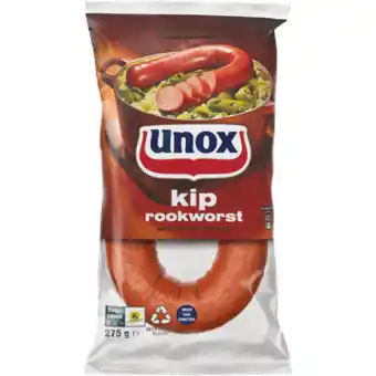 Jumbo Unox rookworst kip 275g aanbieding