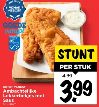 Vomar Voordeelmarkt Ambachtelijke lekkerbekjes met saus aanbieding