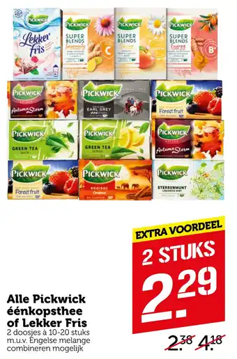 Coop Pickwick aanbieding