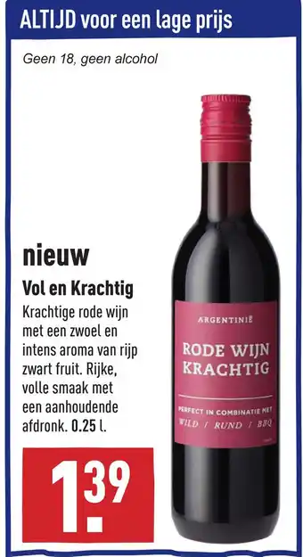 ALDI Vol en Krachtig aanbieding