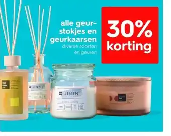 HEMA alle geurstokjes en geurkaarsen aanbieding