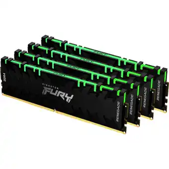 Conrad Kingston fury renegade rgb werkgeheugenset voor pc ddr4 64 gb 4 x 16 gb 3600 mhz 288-pins dimm cl16 kf436c16rb1ak4/64 aanbieding