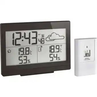 Conrad Draadloos weerstation tfa dostmann casa 35.1135.01 zwart aanbieding