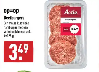 ALDI Beefburgers aanbieding