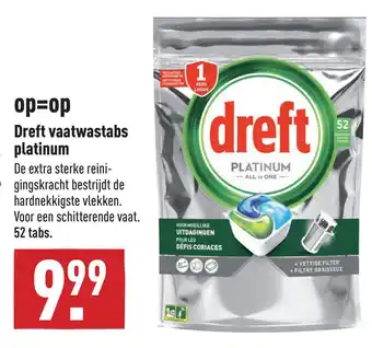 ALDI Dreft vaatwastabs platinum aanbieding