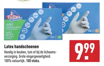 ALDI Latex handschoenen aanbieding