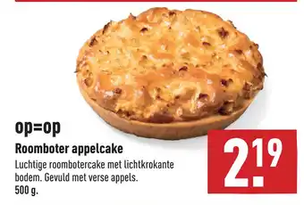 ALDI Roomboter appelcake aanbieding