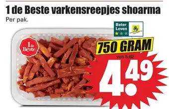 Dirk 1 de Beste varkensreepjes shoarma aanbieding