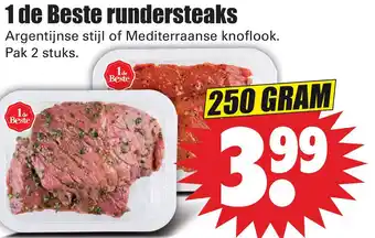 Dirk 1 de Beste rundersteaks aanbieding