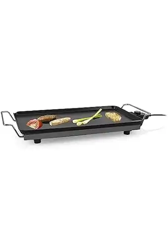 Amazon Princess 01.102325.01.005 102325 table chef xxl – extra dikke bakplaat – hoog vermogen, zwart aanbieding