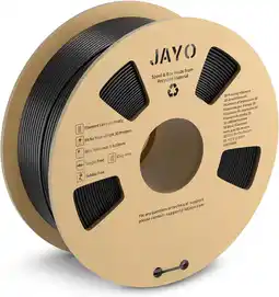 Amazon Jayo pla+ 3d-printerfilament, pla plus-filament 1,75 mm, spoel van 1,1 kg, pla+ zwart, filament met verbeterde taaiheid, maat aanbieding