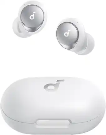 Amazon Soundcore by anker space a40 draadloze oordopjes met actieve ruisonderdrukking, 50 u speeltijd, 10 u speeltijd na 1 lading, l aanbieding