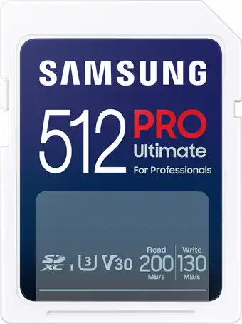 Coolblue Samsung pro ultimate 512 gb (2023) sdxc + usb lezer aanbieding