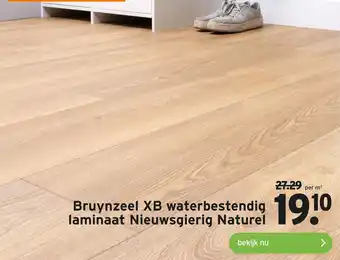 GAMMA Bruynzeel XB waterbestendig laminaat Nieuwsgierig Naturel aanbieding