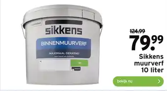 GAMMA Sikkens muurverf 10 liter aanbieding