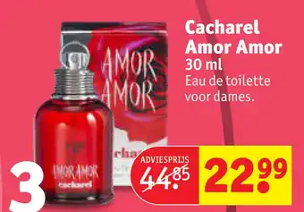 Kruidvat Cacharel Amor Amor aanbieding