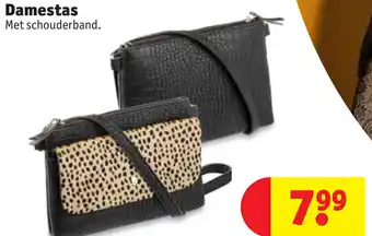 Kruidvat Damestas Met schouderband. aanbieding