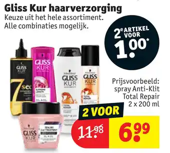 Kruidvat Gliss Kur haarverzorging aanbieding