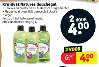 Kruidvat Kruidvat Natures douchegel aanbieding