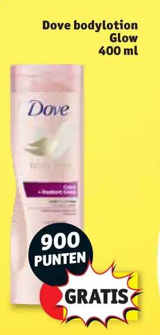 Kruidvat Dove bodylotion Glow 400 ml aanbieding