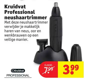 Kruidvat Kruidvat Professional neushaartrimmer aanbieding