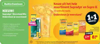 Kruidvat Keuze uit het hele assortiment Supradyn' en Supra D. aanbieding