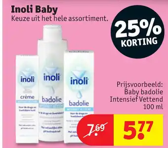 Kruidvat Inoli Baby aanbieding