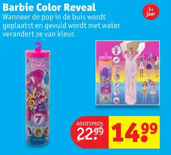 Kruidvat Barbie Color Reveal aanbieding