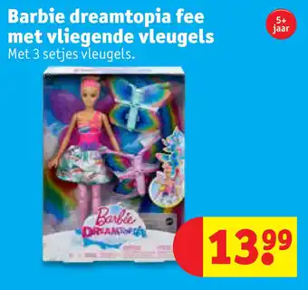 Kruidvat Barbie dreamtopia fee met vliegende vleugels aanbieding