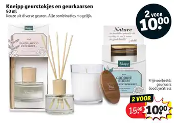 Kruidvat Kneipp geurstokjes en geurkaarsen aanbieding