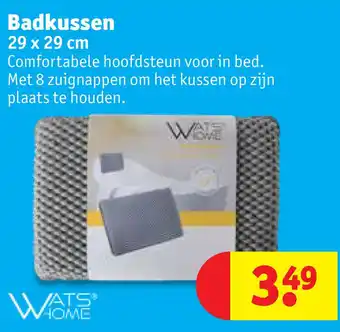 Kruidvat Badkussen 29 x 29 cm aanbieding