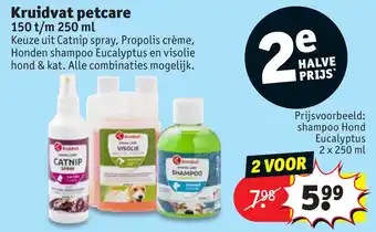 Kruidvat Kruidvat petcare aanbieding