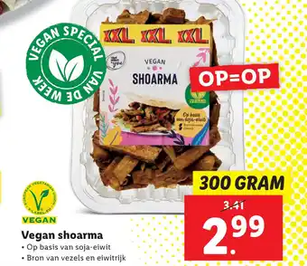 Lidl Vegan shoarma aanbieding