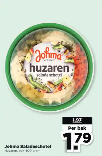 PLUS Johma saladeschotel aanbieding